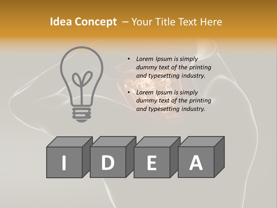 Torso Doctor Trauma PowerPoint Template