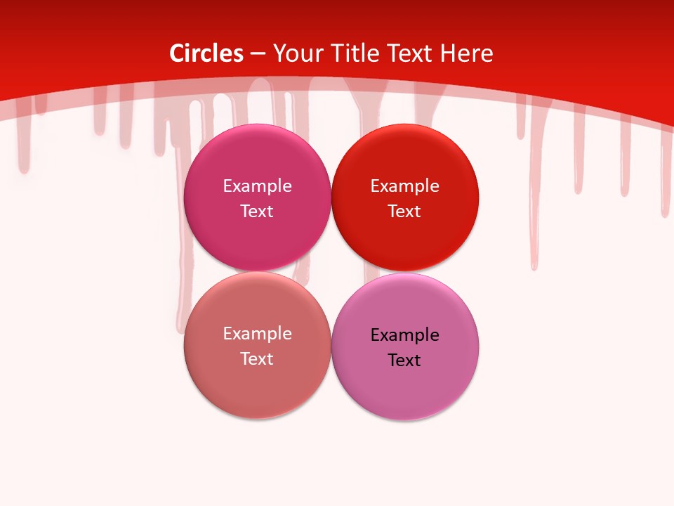 Wall Shape Violence PowerPoint Template