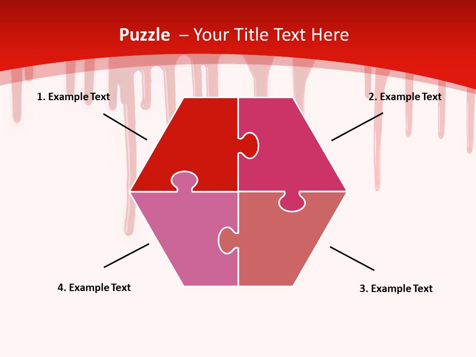 Wall Shape Violence PowerPoint Template