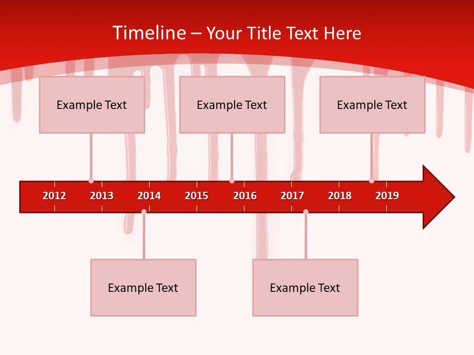 Wall Shape Violence PowerPoint Template