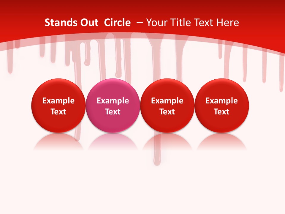 Wall Shape Violence PowerPoint Template