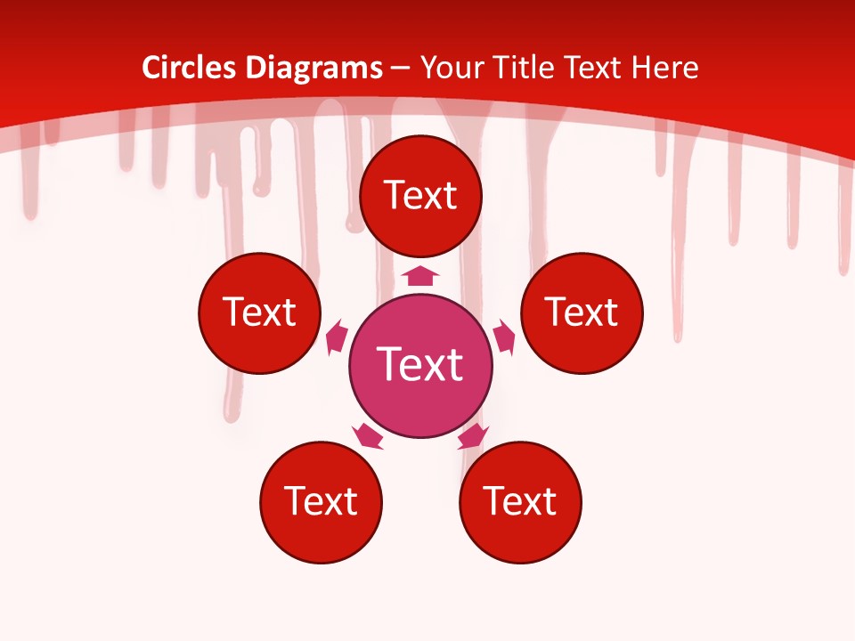 Wall Shape Violence PowerPoint Template