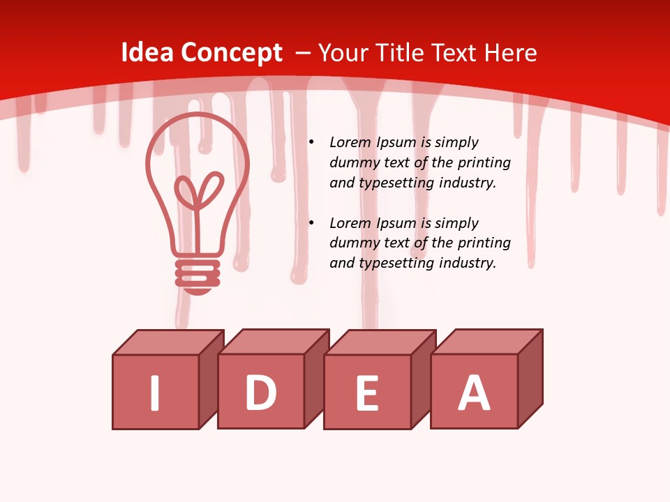 Wall Shape Violence PowerPoint Template
