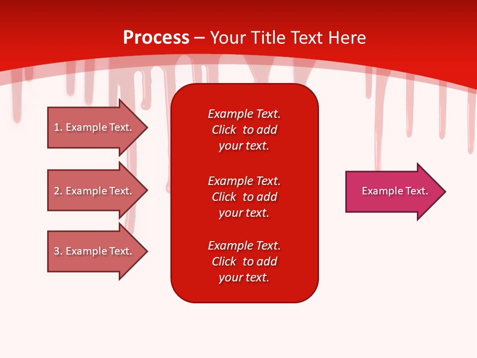 Wall Shape Violence PowerPoint Template
