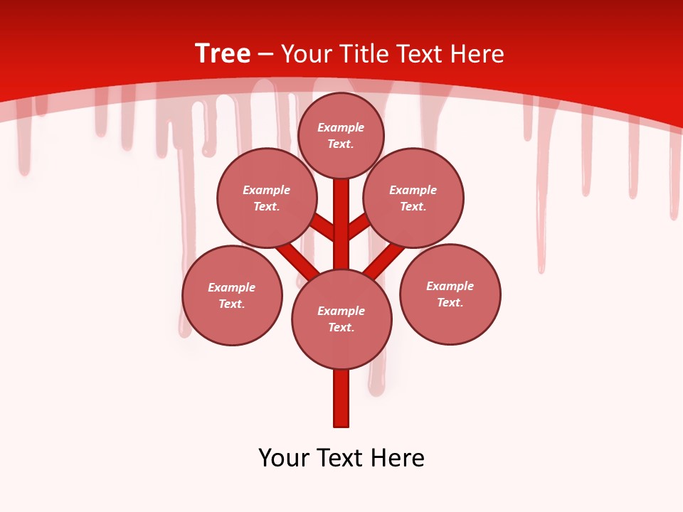 Wall Shape Violence PowerPoint Template