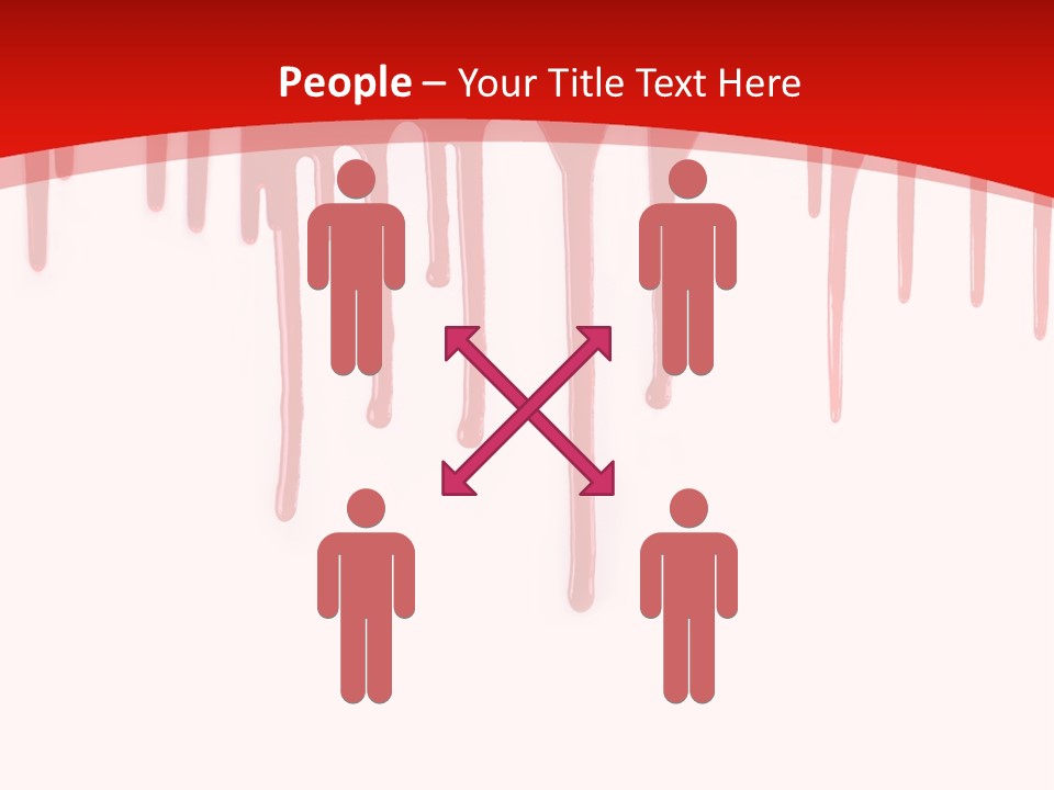 Wall Shape Violence PowerPoint Template