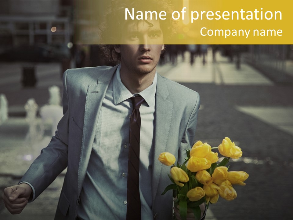 Person Urban Good PowerPoint Template