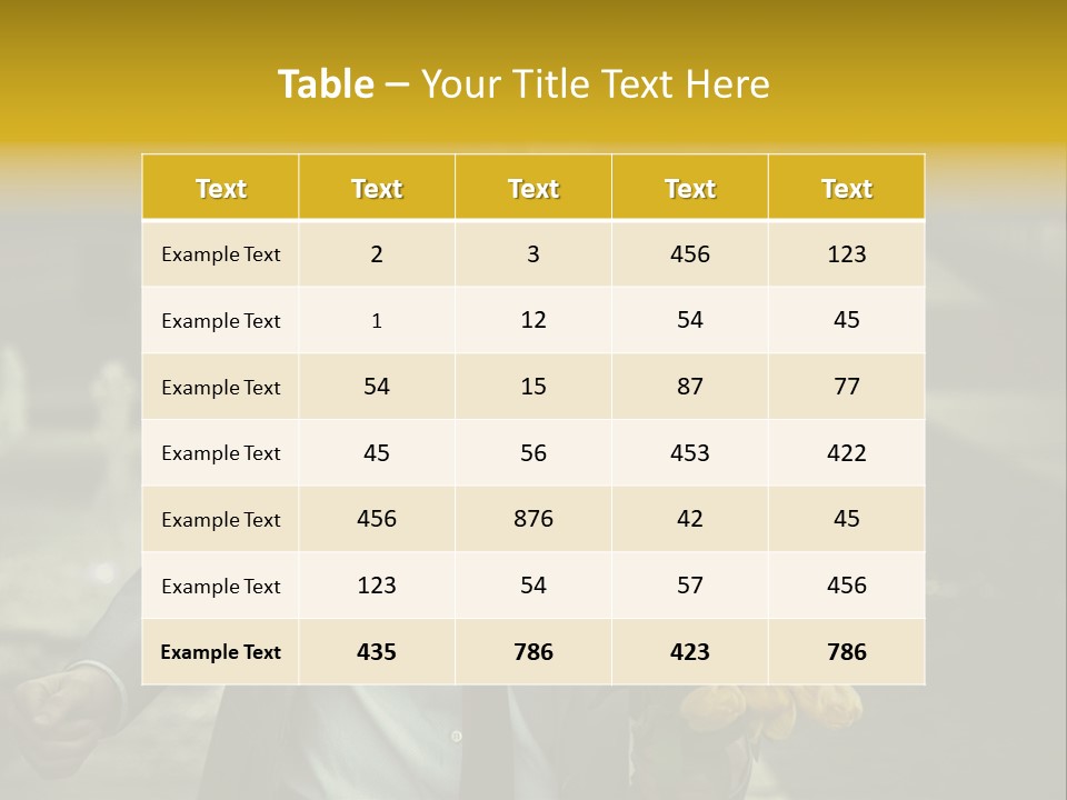 Person Urban Good PowerPoint Template