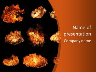 Collection Bonfire Barbecue PowerPoint Template