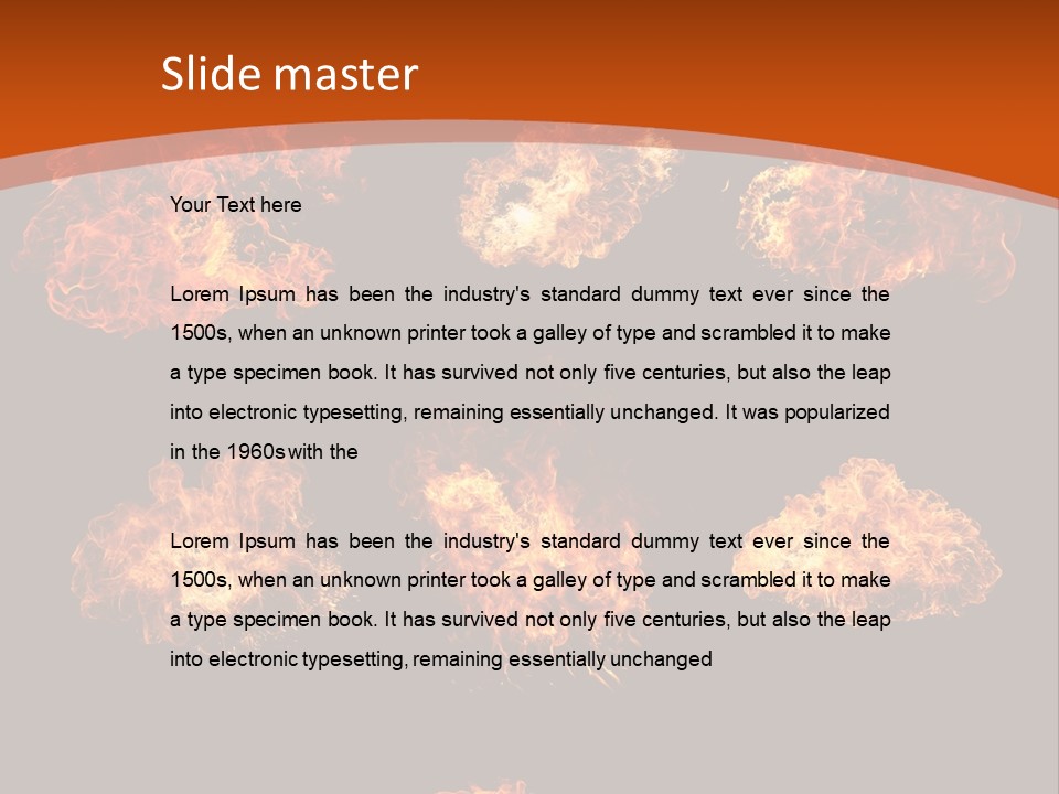 Collection Bonfire Barbecue PowerPoint Template