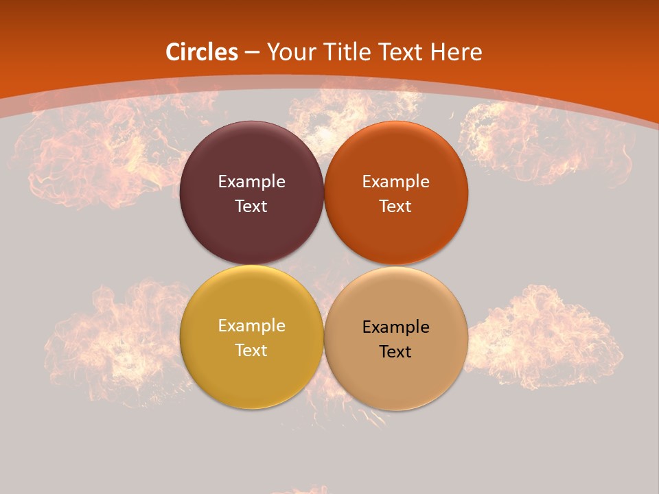 Collection Bonfire Barbecue PowerPoint Template