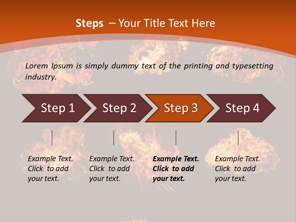 Collection Bonfire Barbecue PowerPoint Template