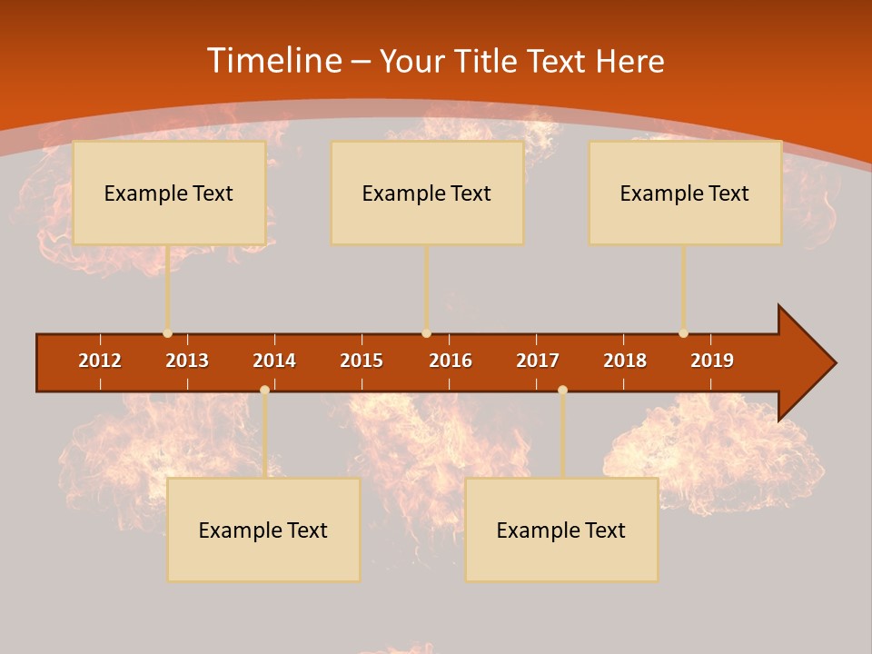 Collection Bonfire Barbecue PowerPoint Template
