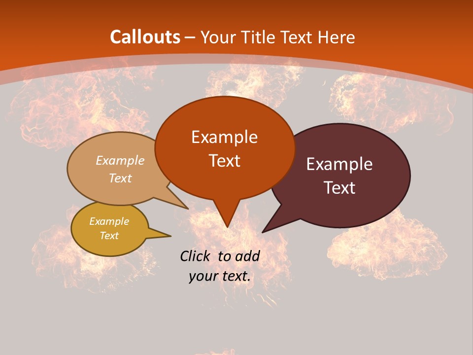 Collection Bonfire Barbecue PowerPoint Template