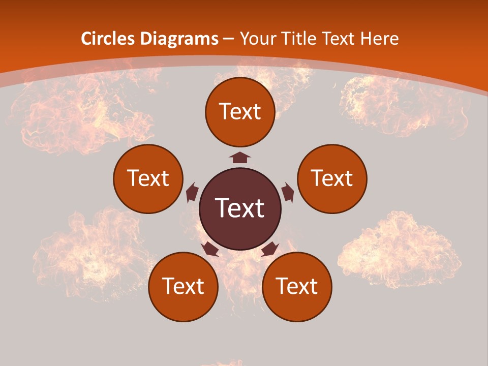 Collection Bonfire Barbecue PowerPoint Template