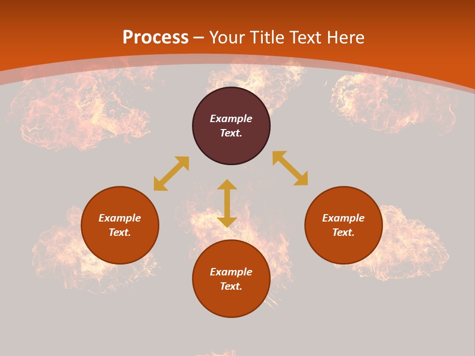 Collection Bonfire Barbecue PowerPoint Template