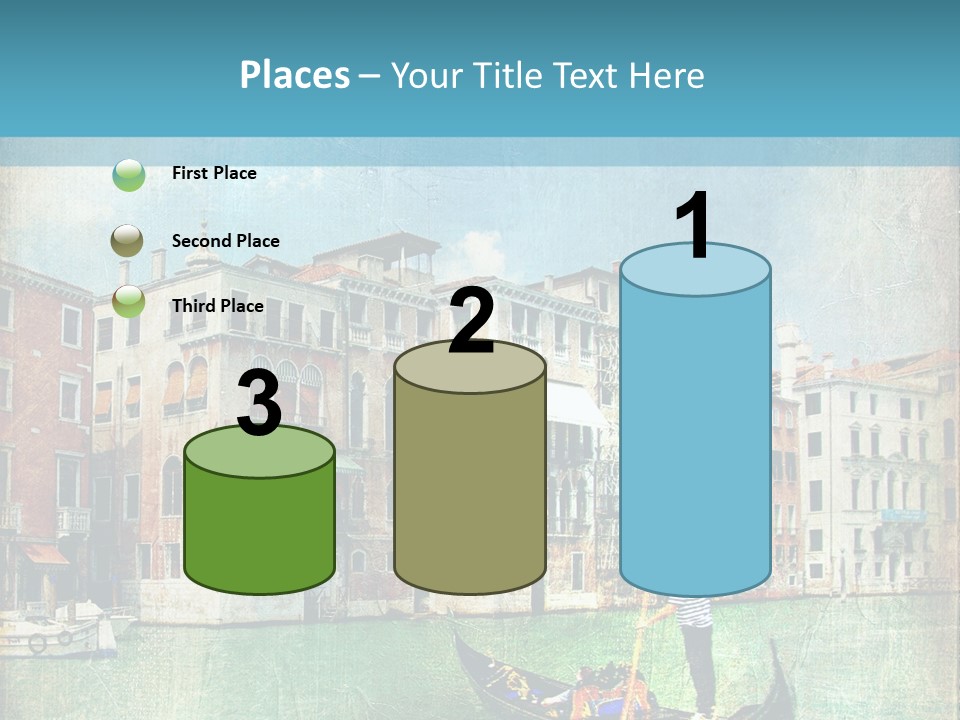 Sunset Pictorial Italy PowerPoint Template