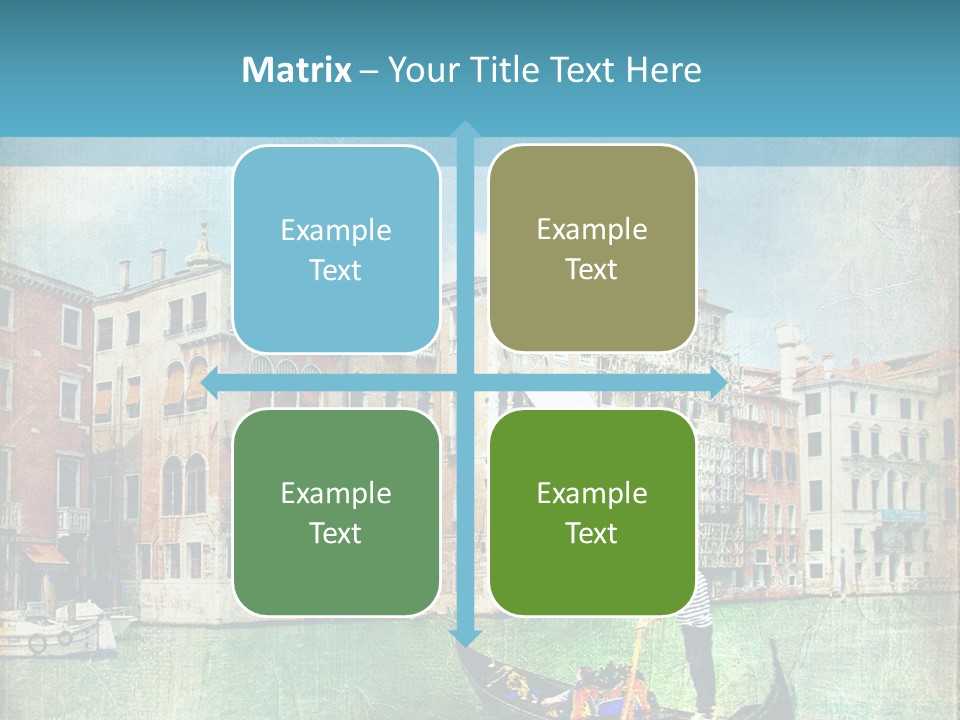 Sunset Pictorial Italy PowerPoint Template