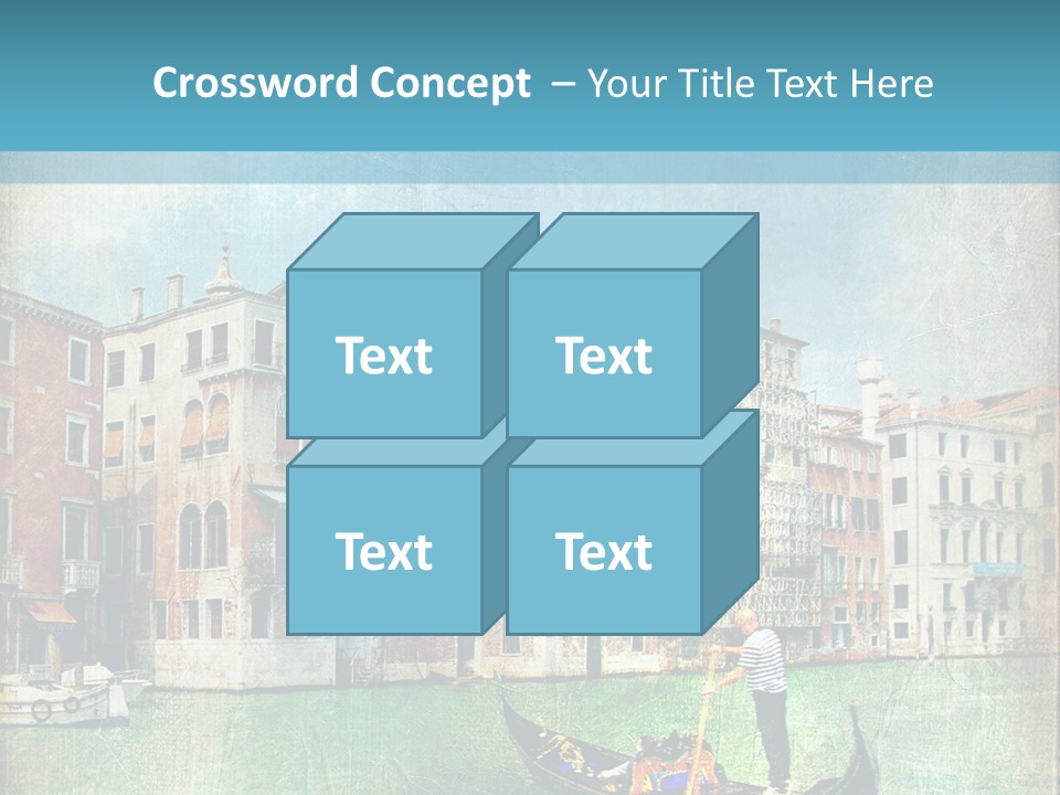 Sunset Pictorial Italy PowerPoint Template