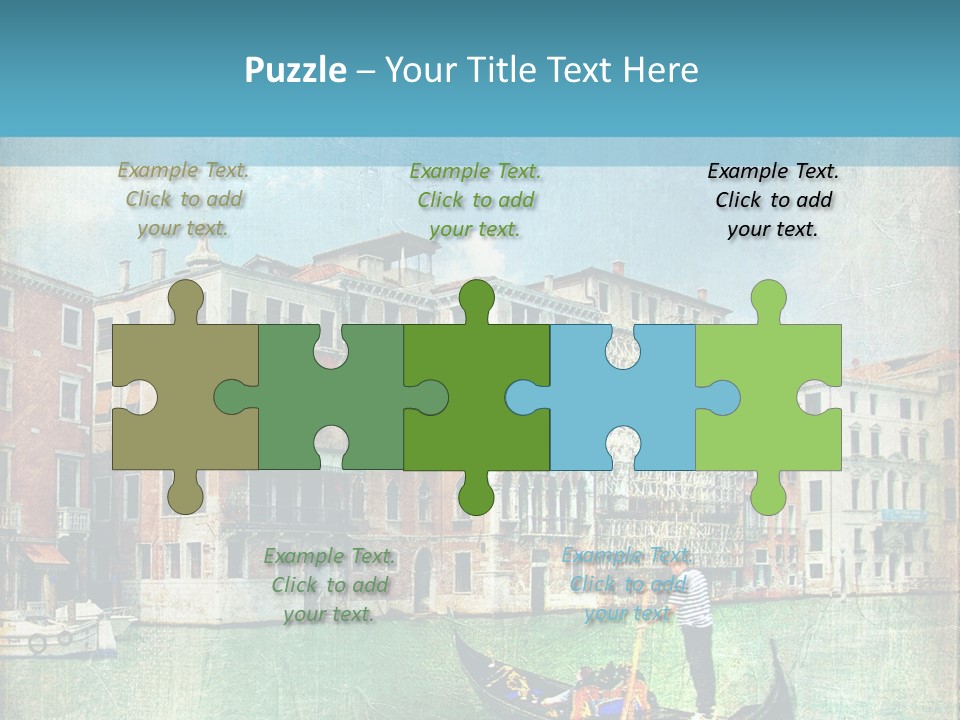 Sunset Pictorial Italy PowerPoint Template