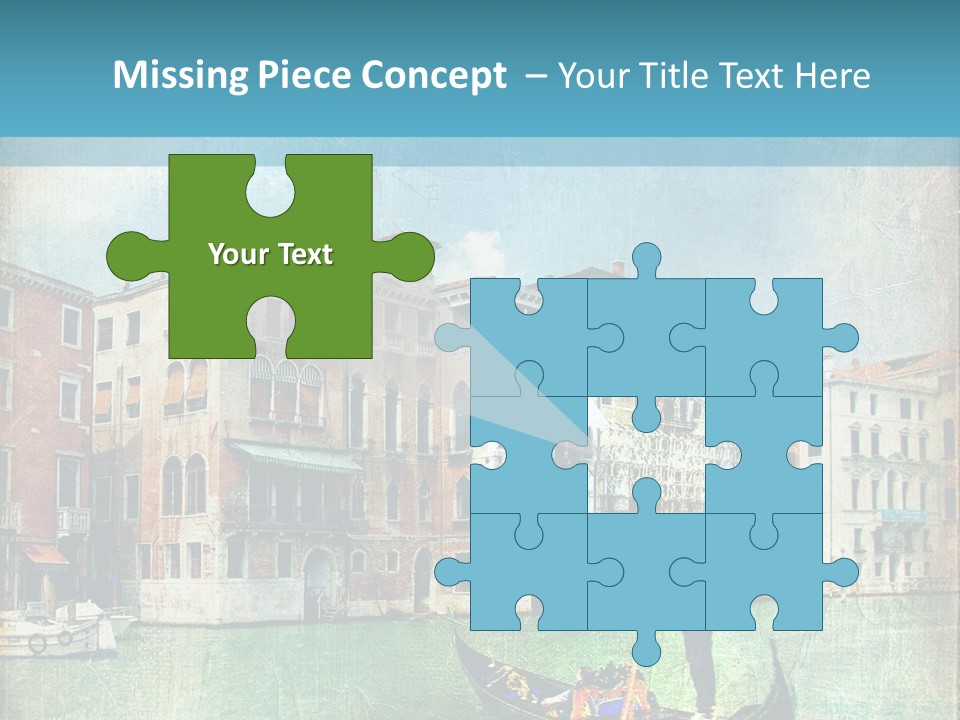 Sunset Pictorial Italy PowerPoint Template