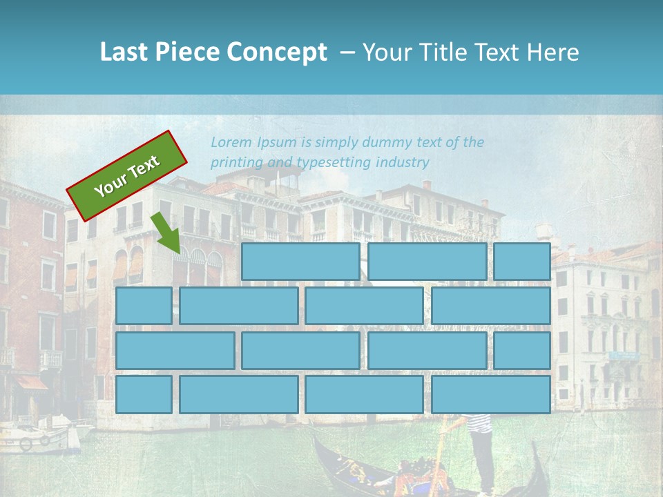 Sunset Pictorial Italy PowerPoint Template