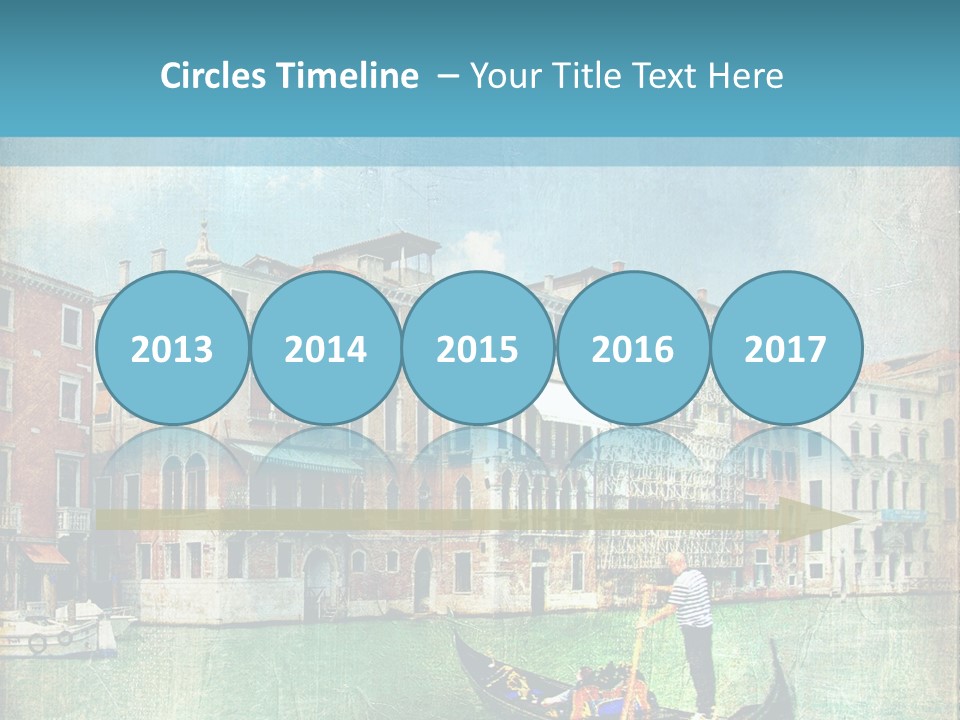 Sunset Pictorial Italy PowerPoint Template