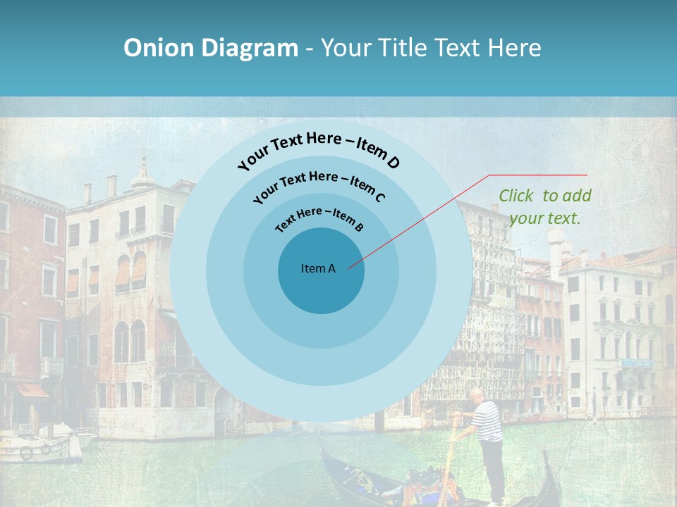 Sunset Pictorial Italy PowerPoint Template