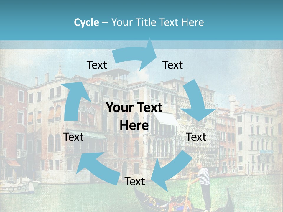 Sunset Pictorial Italy PowerPoint Template