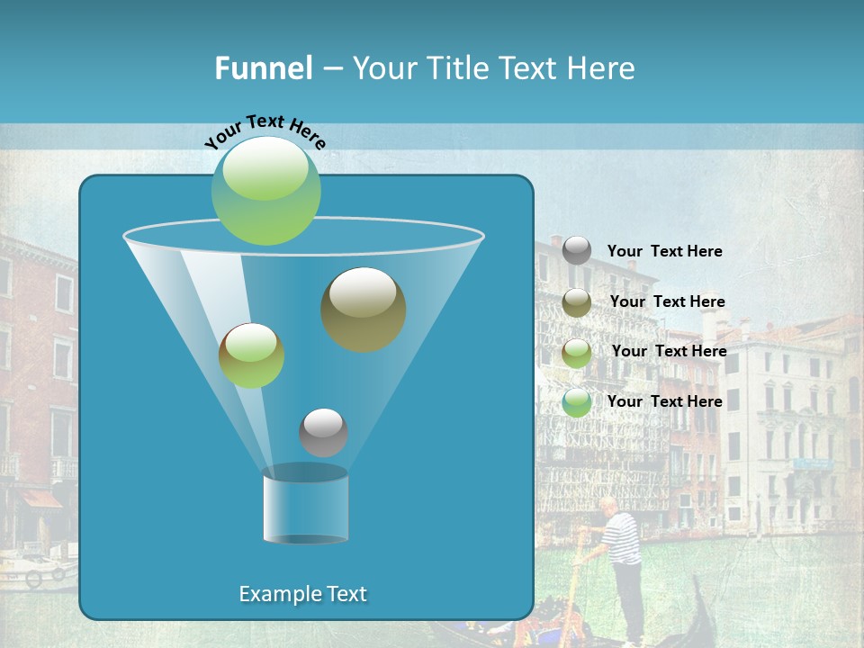 Sunset Pictorial Italy PowerPoint Template