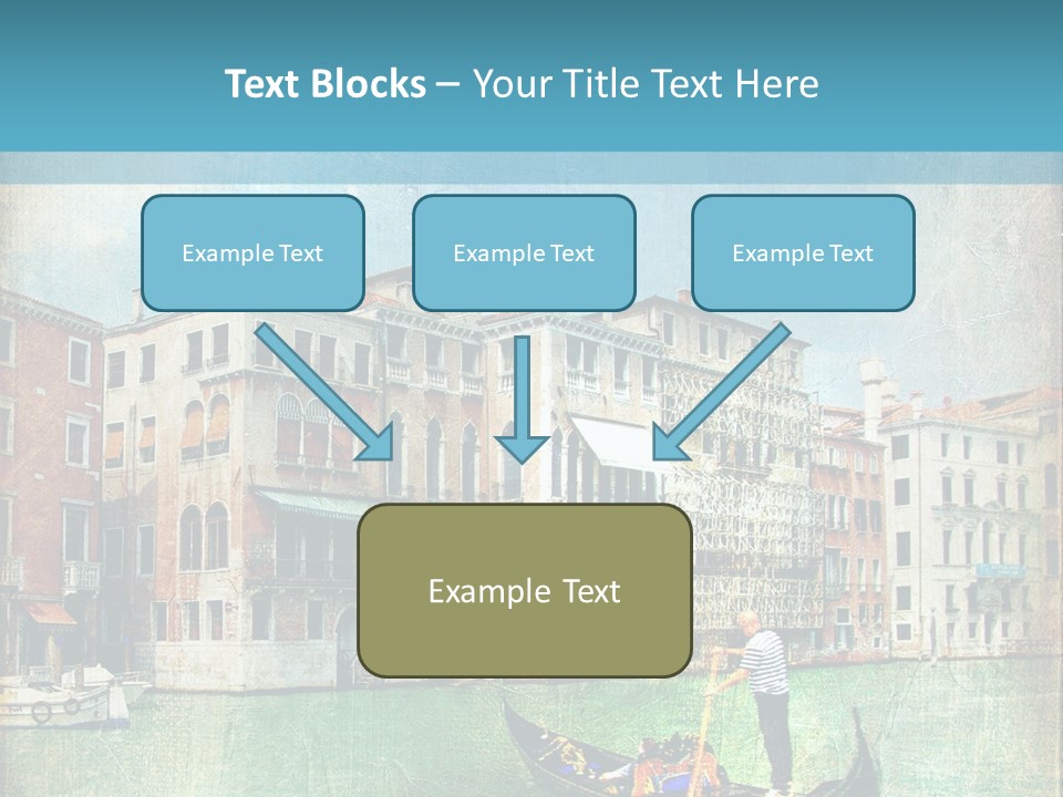 Sunset Pictorial Italy PowerPoint Template
