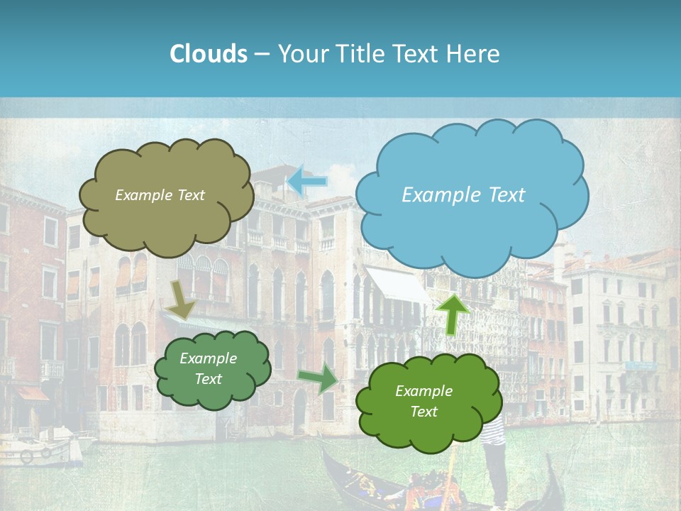 Sunset Pictorial Italy PowerPoint Template