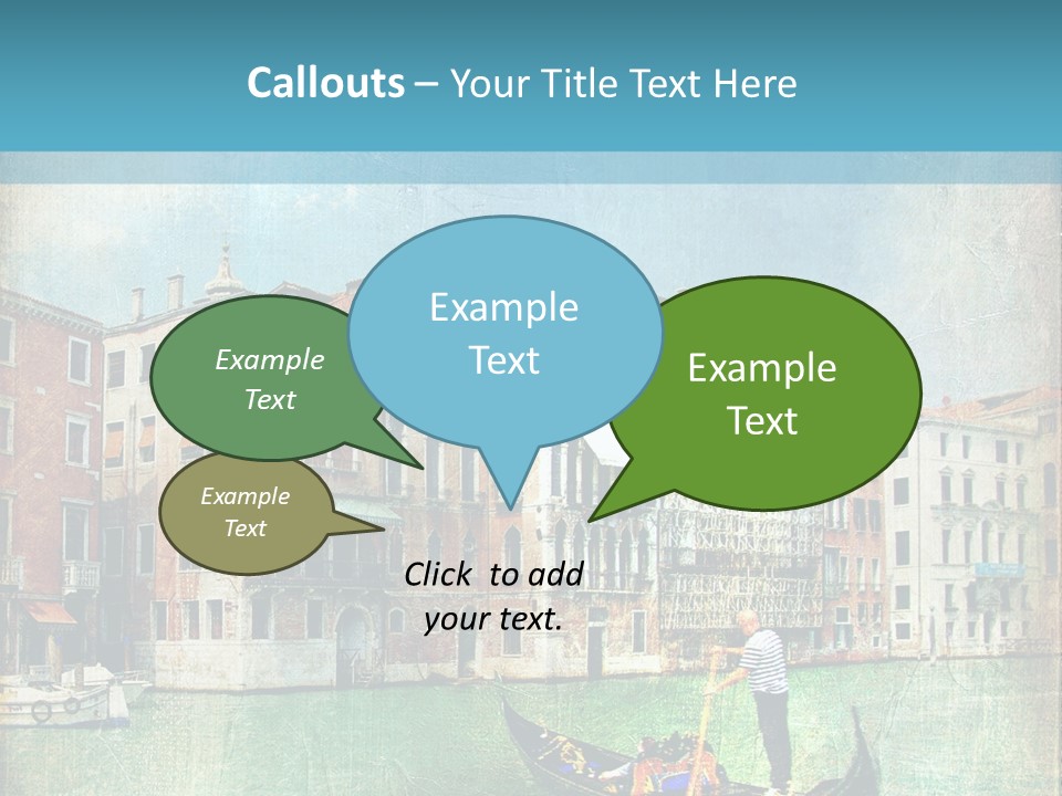 Sunset Pictorial Italy PowerPoint Template