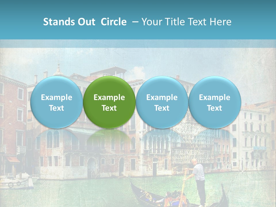 Sunset Pictorial Italy PowerPoint Template