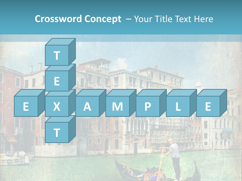 Sunset Pictorial Italy PowerPoint Template