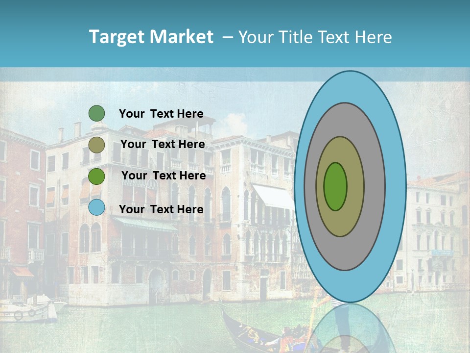 Sunset Pictorial Italy PowerPoint Template