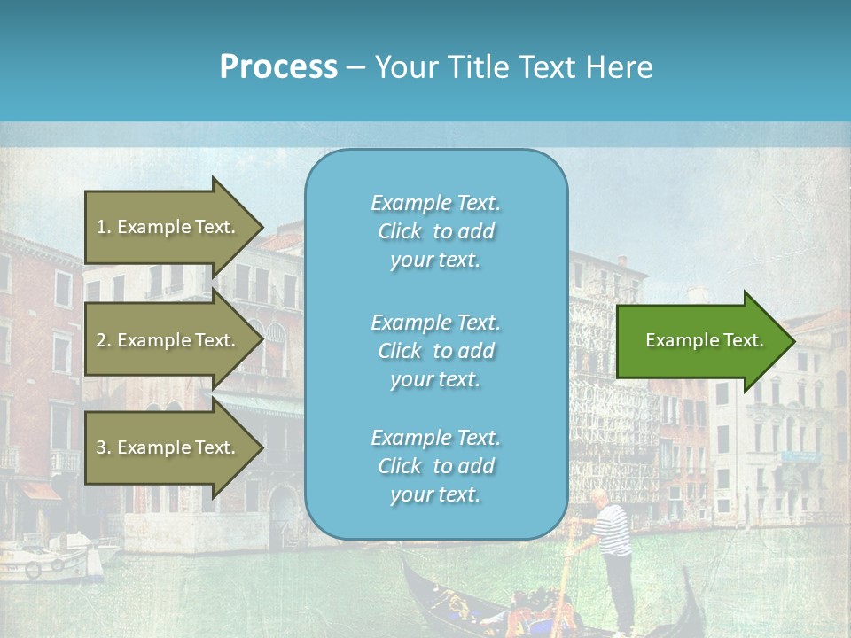 Sunset Pictorial Italy PowerPoint Template