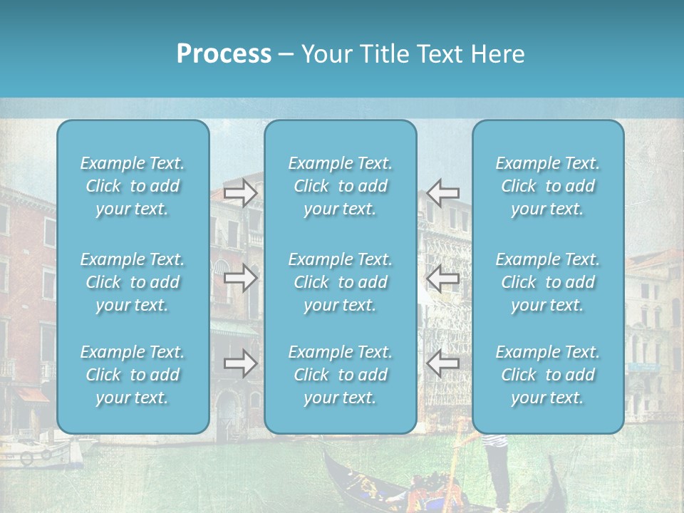 Sunset Pictorial Italy PowerPoint Template