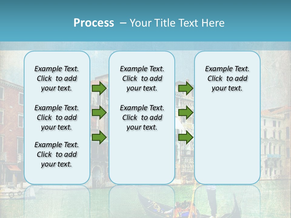 Sunset Pictorial Italy PowerPoint Template