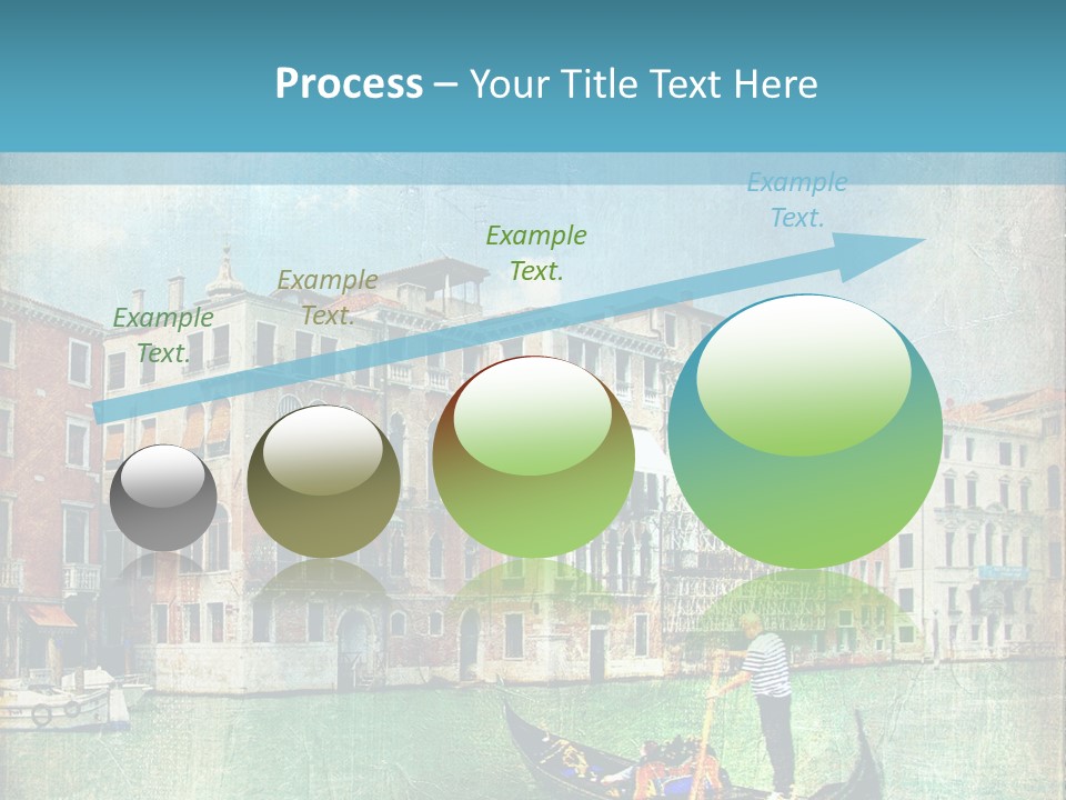 Sunset Pictorial Italy PowerPoint Template