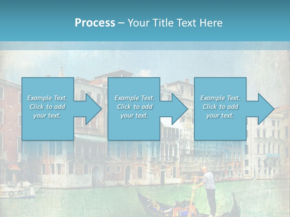 Sunset Pictorial Italy PowerPoint Template