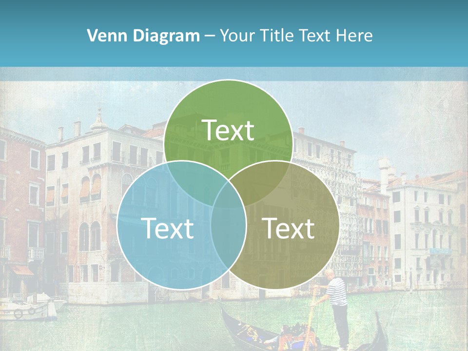 Sunset Pictorial Italy PowerPoint Template