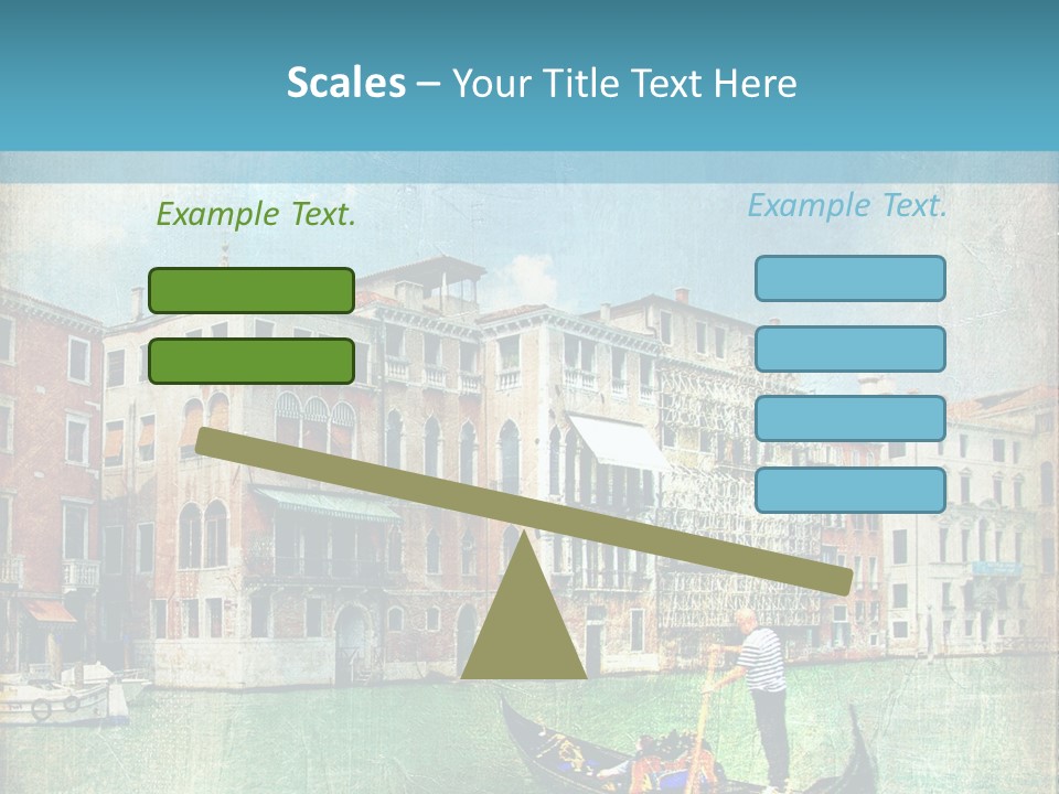 Sunset Pictorial Italy PowerPoint Template