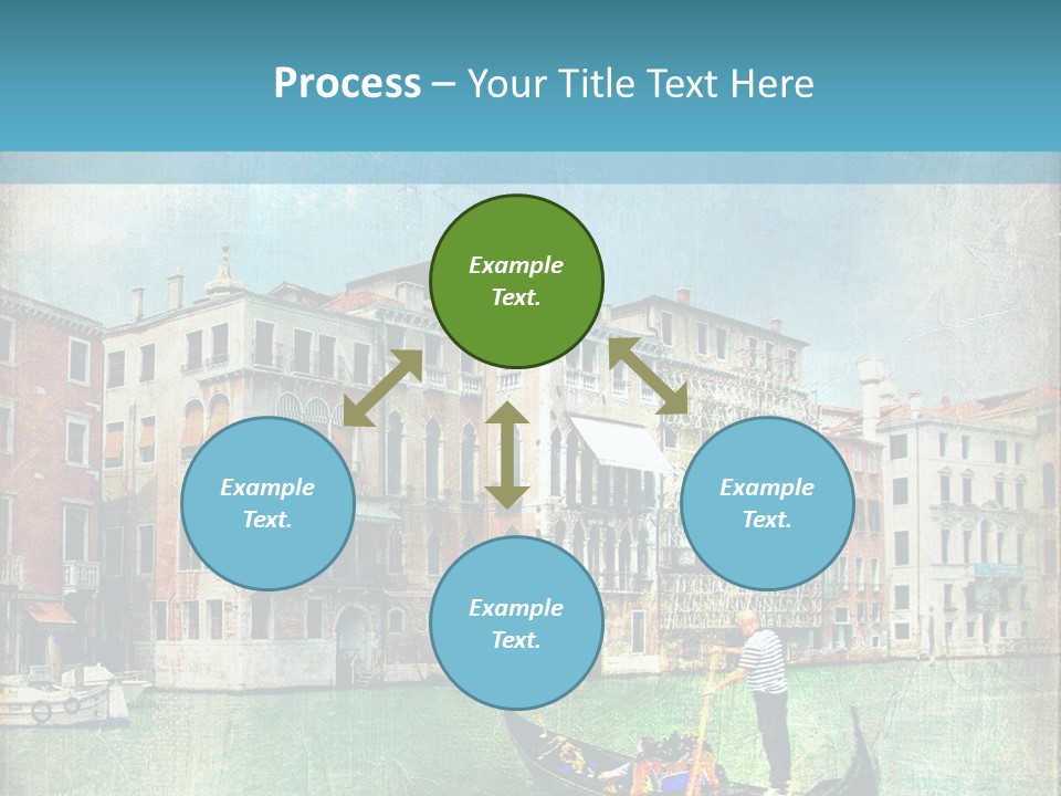 Sunset Pictorial Italy PowerPoint Template