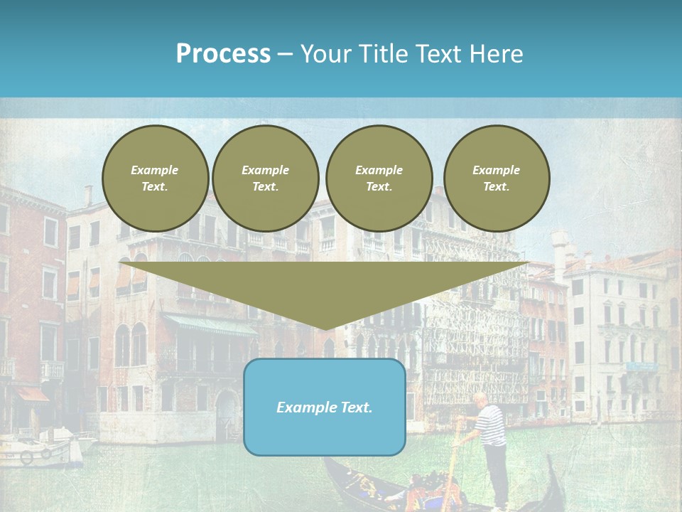 Sunset Pictorial Italy PowerPoint Template