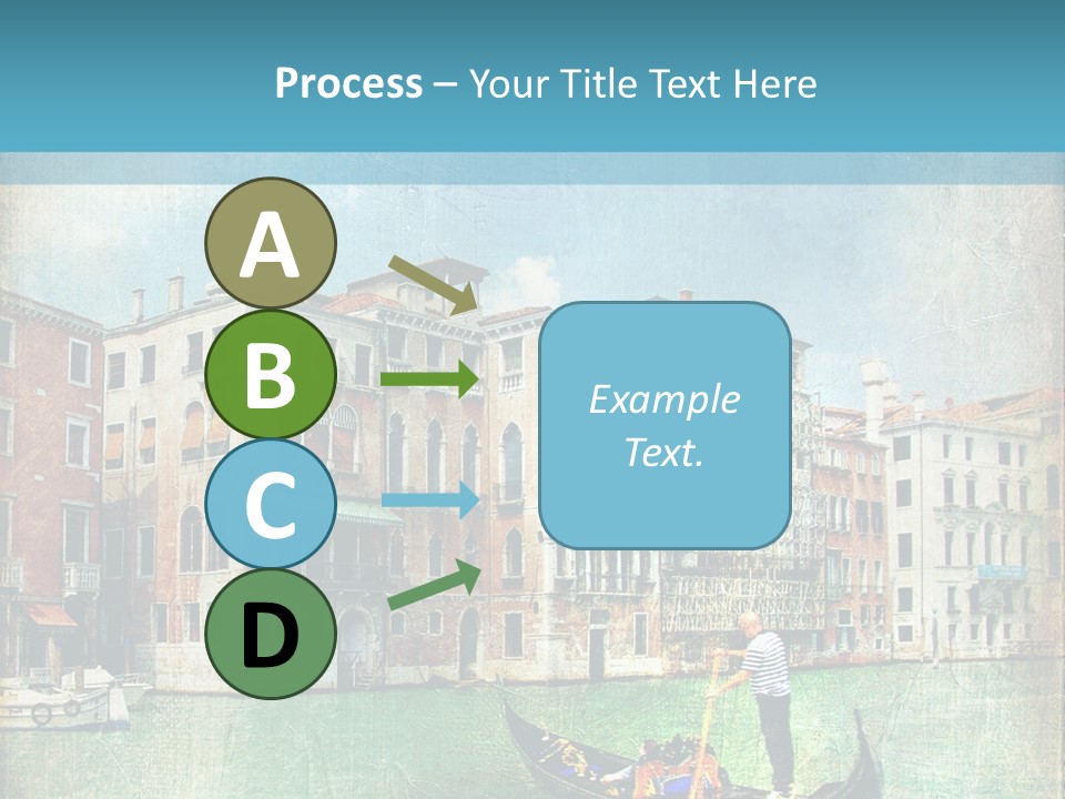 Sunset Pictorial Italy PowerPoint Template