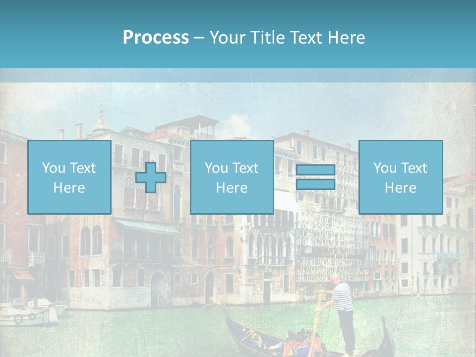 Sunset Pictorial Italy PowerPoint Template