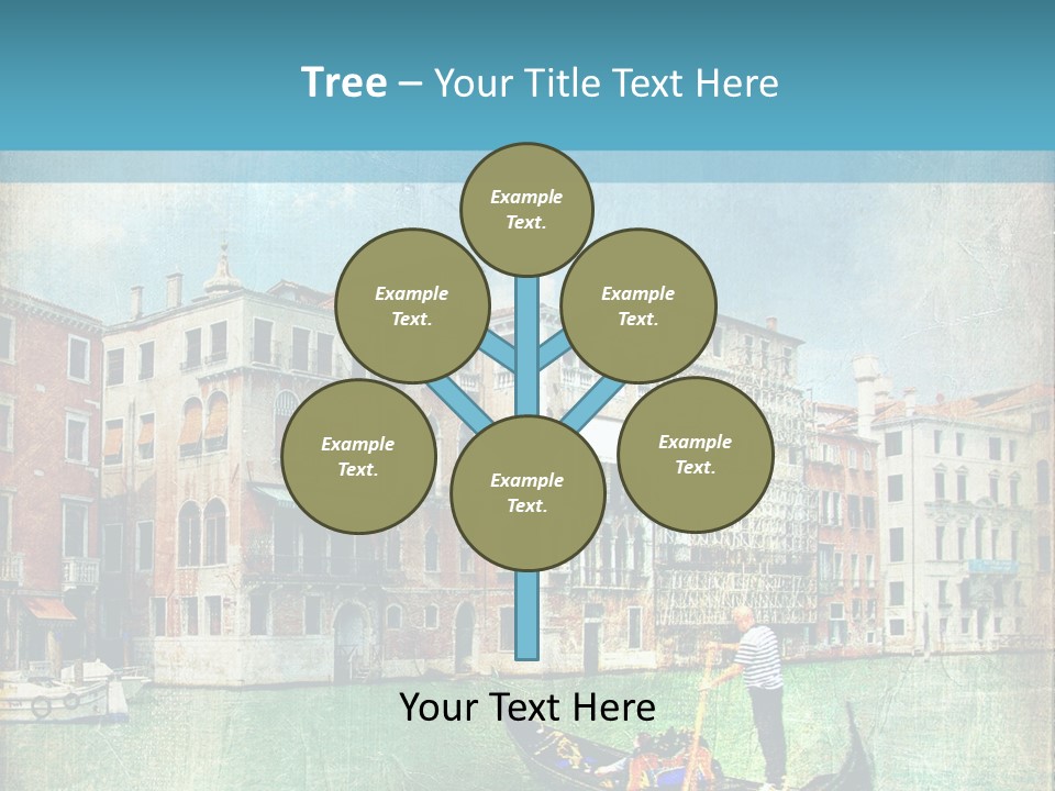 Sunset Pictorial Italy PowerPoint Template