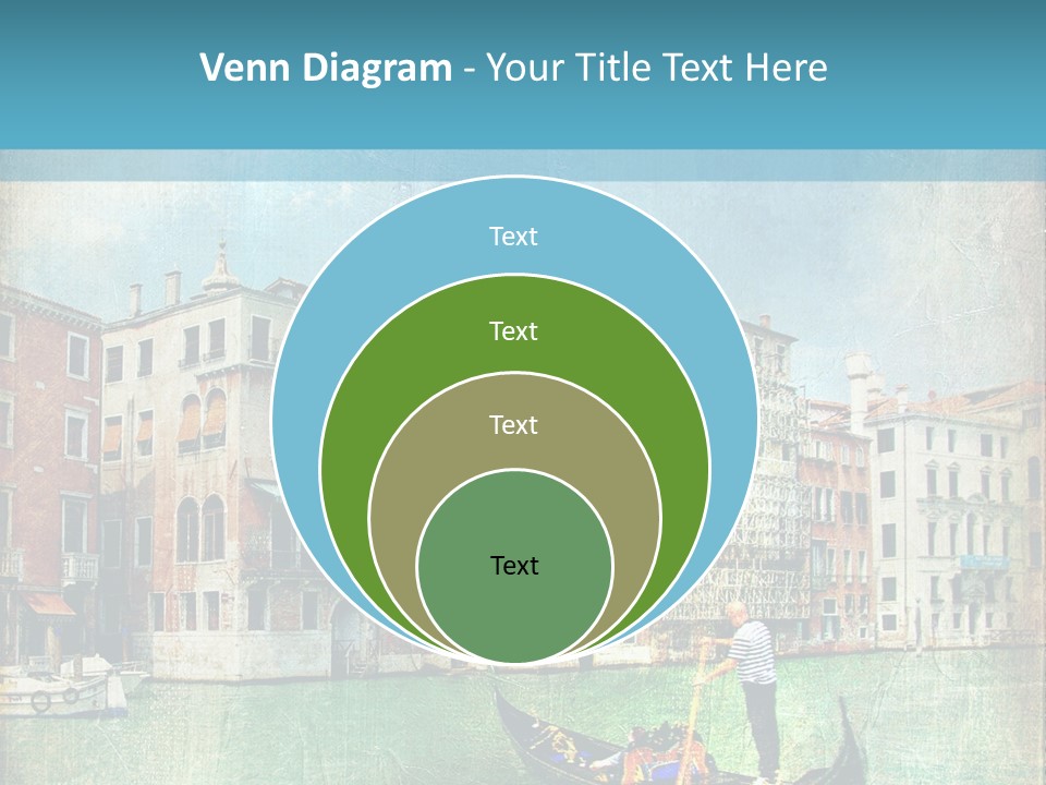 Sunset Pictorial Italy PowerPoint Template