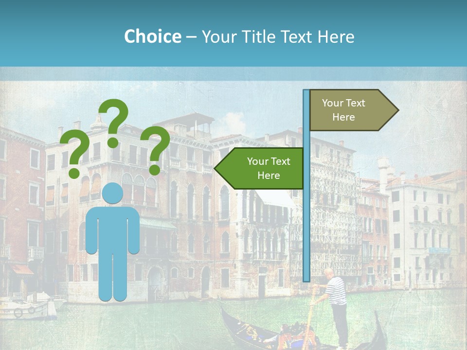 Sunset Pictorial Italy PowerPoint Template